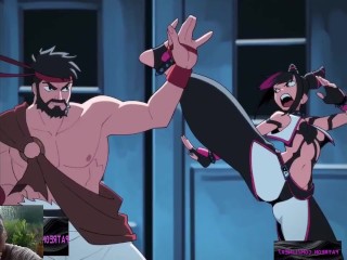 Ryu and Juri have a fight and it ends in a good hentai fuck, rating 10/10 rate