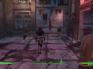 Redhead Orgasm Queen Double Fucked In Bar | Fallout 4 Sex Animation Mods