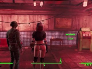 Redhead Orgasm Queen Double Fucked In Bar | Fallout 4 Sex Animation Mods