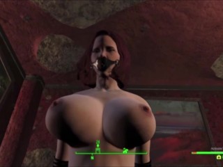 Tied Up Gagged Folded and Fucked Hard | Fallout 4 BDSM Sex Animation Mods