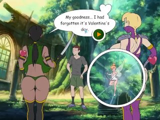 Valentine's Day, gangbang in the forest