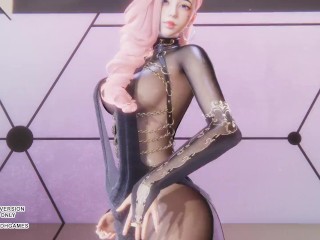 [MMD] Chungha - Chica Seraphine Sexy Kpop Dance League Of Legends Uncensored Hentai