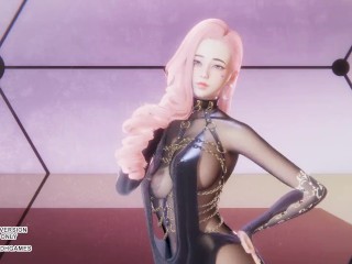 [MMD] Chungha - Chica Seraphine Sexy Kpop Dance League Of Legends Uncensored Hentai