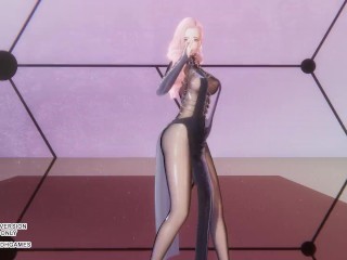 [MMD] Chungha - Chica Seraphine Sexy Kpop Dance League Of Legends Uncensored Hentai