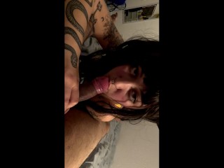 POV BJ - Lip & Tongue Teasing from Wasian Teen Kitty