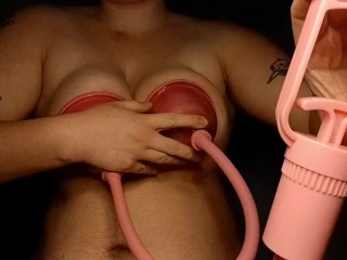 humiliated! DD cup tits too big for pumps