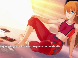 OLIENDO LAS LINDAS BRAGAS DE LA PROVOCATIVA ASUKA - MY HENTAI FANTASY - CAP 26