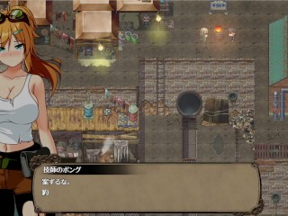 【#06 エリナと機魔の都(体験版)実況】爆乳女技師がモデル撮影でキスされ中出しセックスされてしまい・・(ファンタジー同人エロゲー)