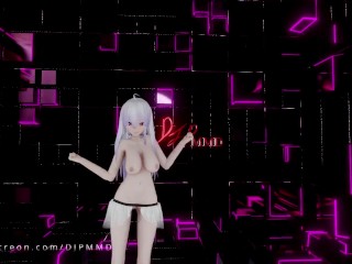 Sexy Haku Red MMD Blender Render 1772