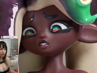 Squizz! Splatoon Marina 18+ super cutest tittyjob 😍