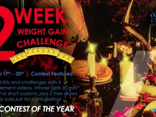 November 2023 Weight Gain Challenge with Empress of the North