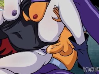 Raven x Futanari Starfire Lesbian Hot Girlfriends Ravena x Estelar - Teen Titans hentai