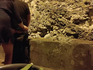 Drop down to your knees and worship my fucking anus so i can cum in your mouth!