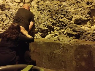 Drop down to your knees and worship my fucking anus so i can cum in your mouth!