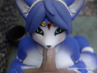 Krystal Fox Blowing Huge Cock POV