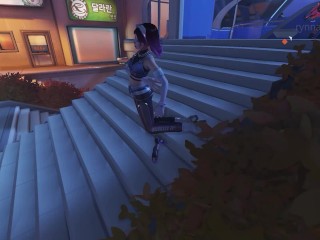 Kiriko & D.va LE SSERAFIM ragdoll ryona - Overwatch 2