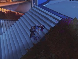 Kiriko & D.va LE SSERAFIM ragdoll ryona - Overwatch 2