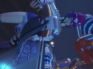 Kiriko & D.va LE SSERAFIM ragdoll ryona - Overwatch 2