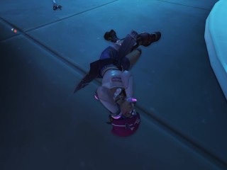 Kiriko & D.va LE SSERAFIM ragdoll ryona - Overwatch 2