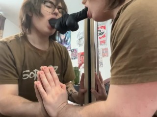 blowjob practice ! ftm cockwhore