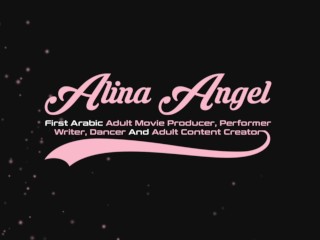 Arabic Anal Slut Alina Angel Ride 12" BBC كحبه عراقيه الينا انجل تركب كرسي النيج وتوسع طيزها