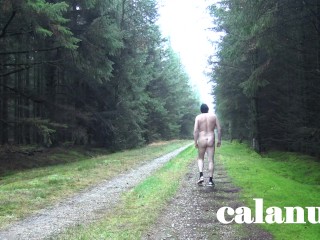 walks naked in the woods