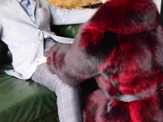 Retro style sex in fur coat (TRAILER)