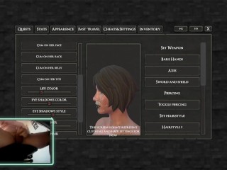 I play The Largest Barbarian and jerk off during it