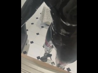 Dominatrix Selfie in Latex