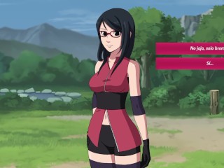 ESPIANDO A SAKURA MIENTRAS SE CAMBIA Y MANIPULANDO A AYAME - SARADA RISING - CAP 6