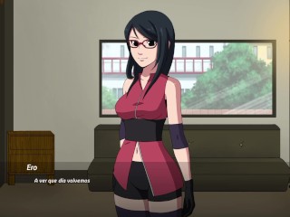 ESPIANDO A SAKURA MIENTRAS SE CAMBIA Y MANIPULANDO A AYAME - SARADA RISING - CAP 6