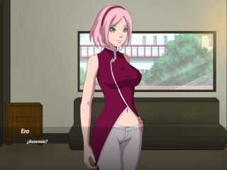 ESPIANDO A SAKURA MIENTRAS SE CAMBIA Y MANIPULANDO A AYAME - SARADA RISING - CAP 6