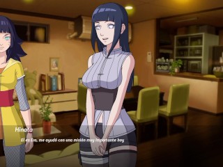 AGARRANDO EL REGORDETE TRASERO DE HINATA MIENTRAS DESCANSA - SARADA RISING - CAP 9