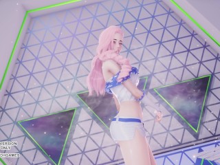 [MMD] JEON SOMI - Fast Forward Seraphine Sexy Kpop Dance League Of Legends Uncensored Hentai