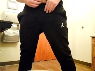 I had to pee so bad at work and couldn't control myself letting loose
