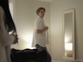 ADULTMOBILE - Best Collection Of Step Mothers Teaching Their Step Sons How To Fuck Better