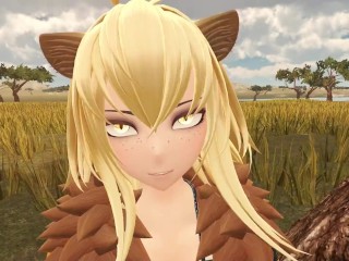 18+ ASMR VR Roleplay  "Having Fun In Savanna" OLD VIDEO ~ Face Sitting included uwu ~