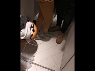 Public Handjob - Fitting Room POV - Gf Real - Shopping Mall - Tuga - Portugal - Onlyfans 😈😈