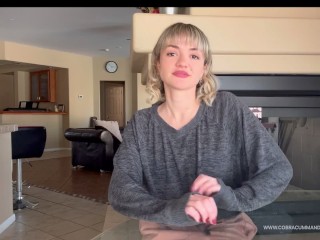 StepSis Grooms You Into SlaveBoy Assistant Femdom POV Psychological Domination Tease & Denial