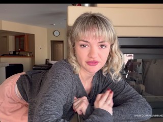 StepSis Grooms You Into SlaveBoy Assistant Femdom POV Psychological Domination Tease & Denial