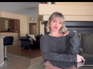 StepSis Grooms You Into SlaveBoy Assistant Femdom POV Psychological Domination Tease & Denial