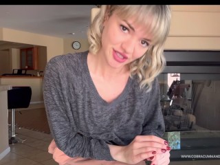 StepSis Grooms You Into SlaveBoy Assistant Femdom POV Psychological Domination Tease & Denial