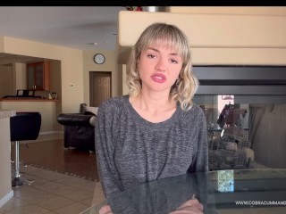 StepSis Grooms You Into SlaveBoy Assistant Femdom POV Psychological Domination Tease & Denial