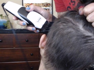 Shaving My Girlfriends Hair