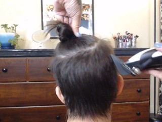 Shaving My Girlfriends Hair