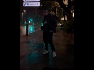 Horny Trans Boy Shows Off In Public!