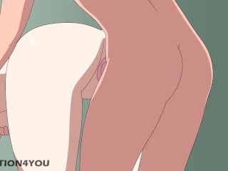 Naruto Hinata anime cartoon hentai sex fuck kunoichi trainer doggy creampie cum milf mom pussy teen