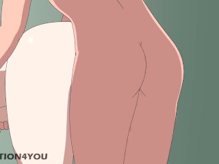 Naruto Hinata anime cartoon hentai sex fuck kunoichi trainer doggy creampie cum milf mom pussy teen