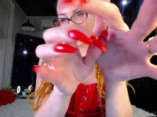 Red long claws of Mistress Eva (ask for custom in DM)