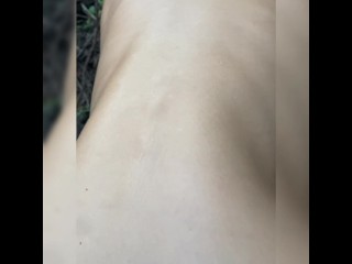 First Date - Teen Fucked in The Rain Forest. Dripping creampie!